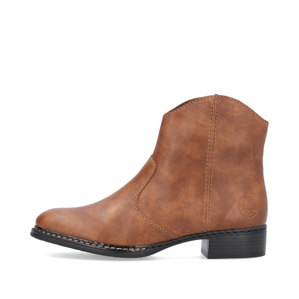 Hazel Rieker women´s ankle boots 73467-24 with a zipper. Outside of the shoe.