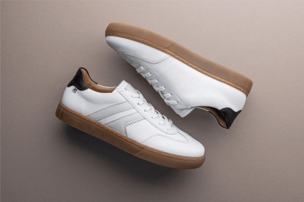 Baskets blanches pour homme u0707-80.