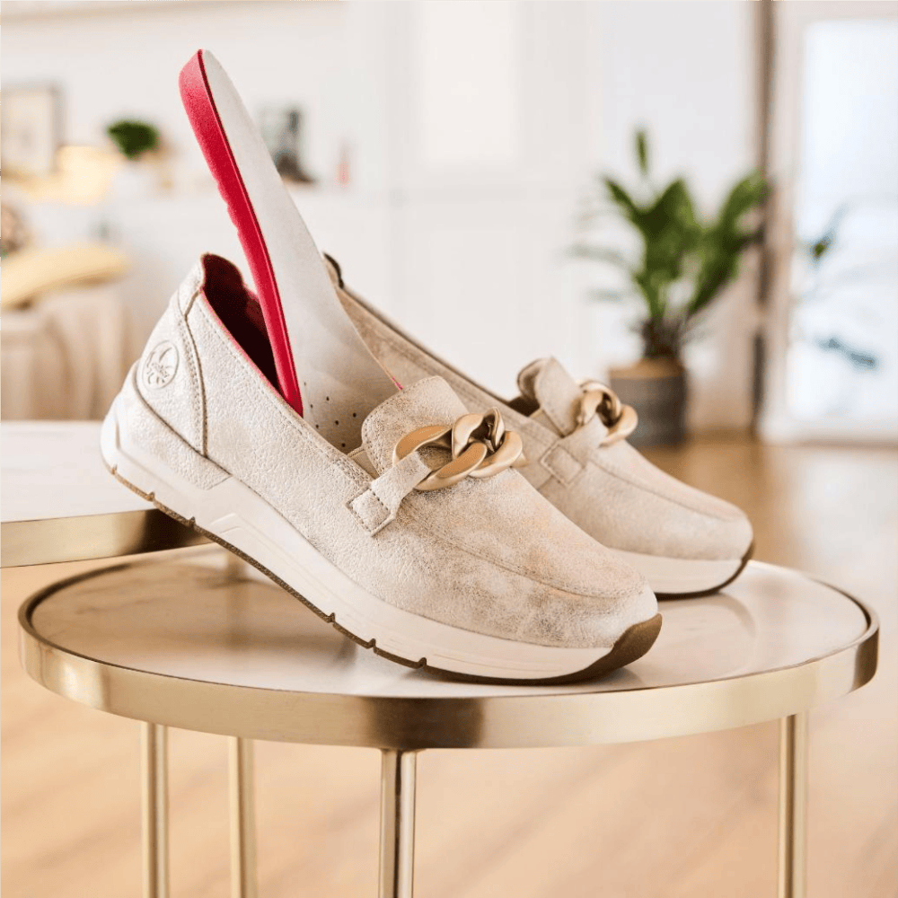Damen Loafer 58944-61 mit herausnehmbarer Innensohle von Rieker.