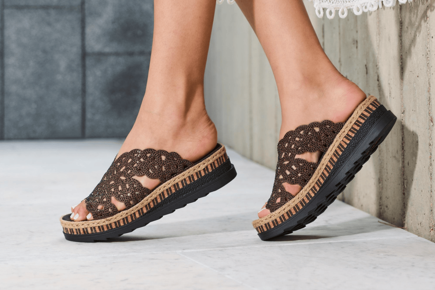 Mules de fête v7992-24 de Rieker.
