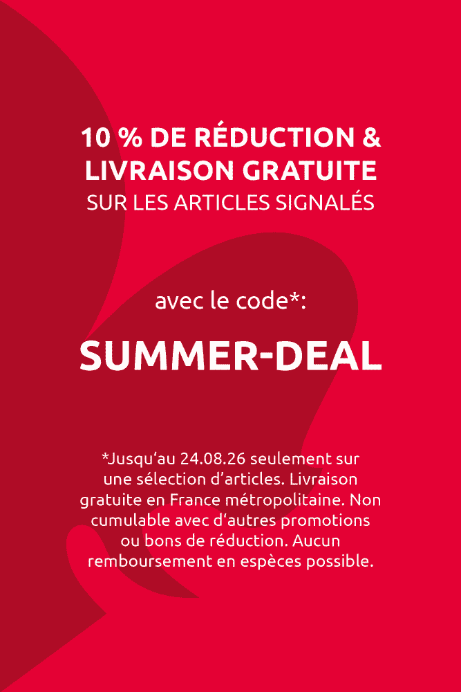 10% de réduction et livraison gratuite avec le code \