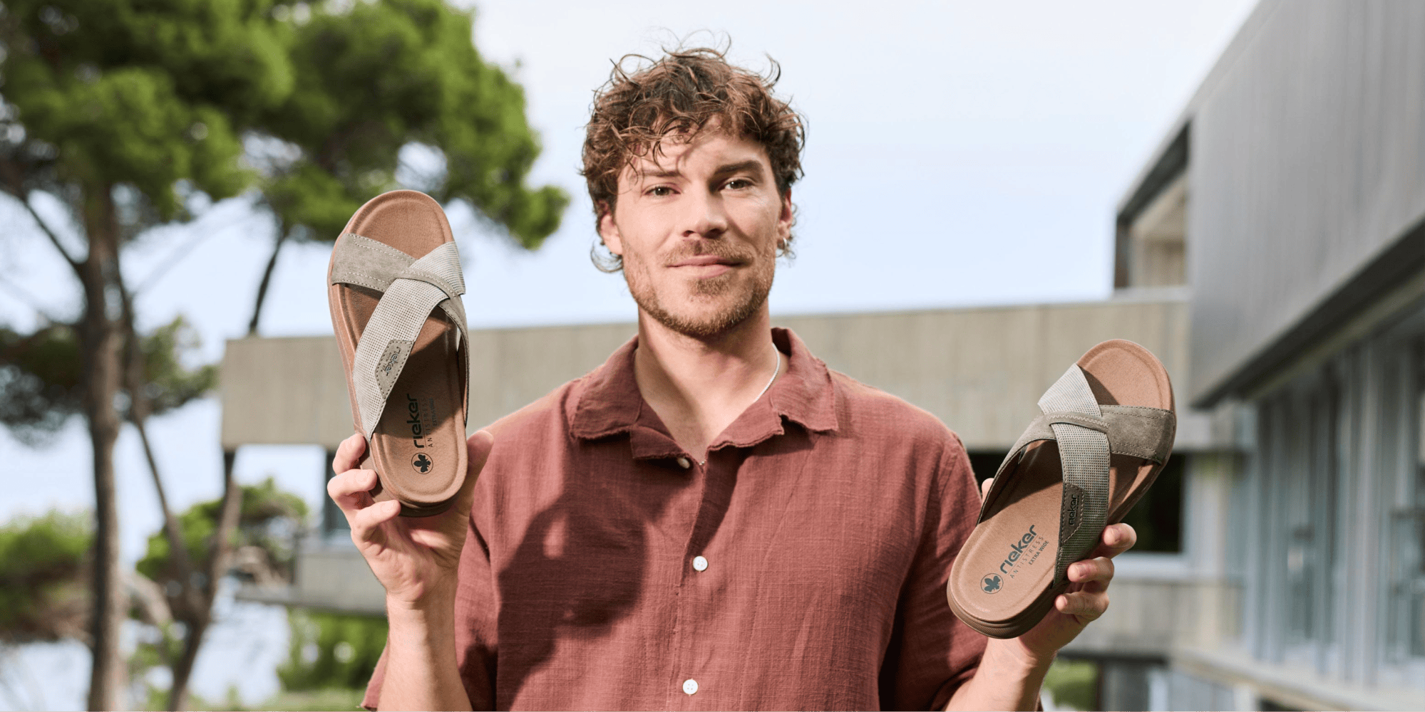 Styles d\'été pour hommes par Rieker