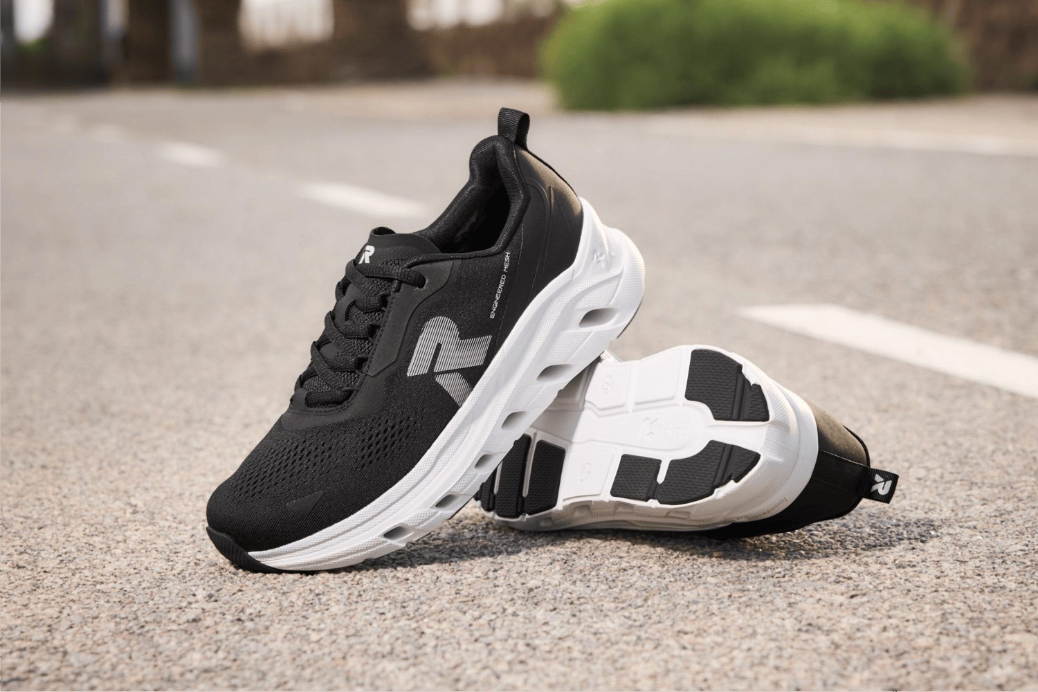 Damen Sneaker w3505-00 in schwarz.