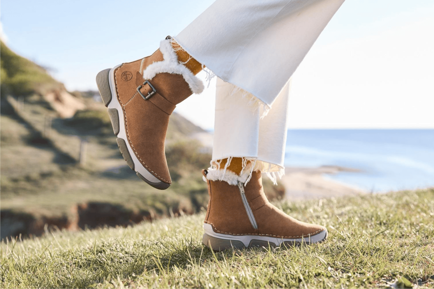 Kurzstiefel mit Fell 45966-20 von Rieker.