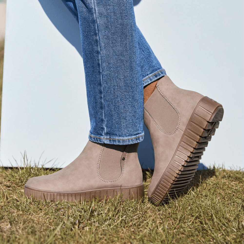 Bottes pour femmes y6150-42 avec empiècement extensible de Rieker.