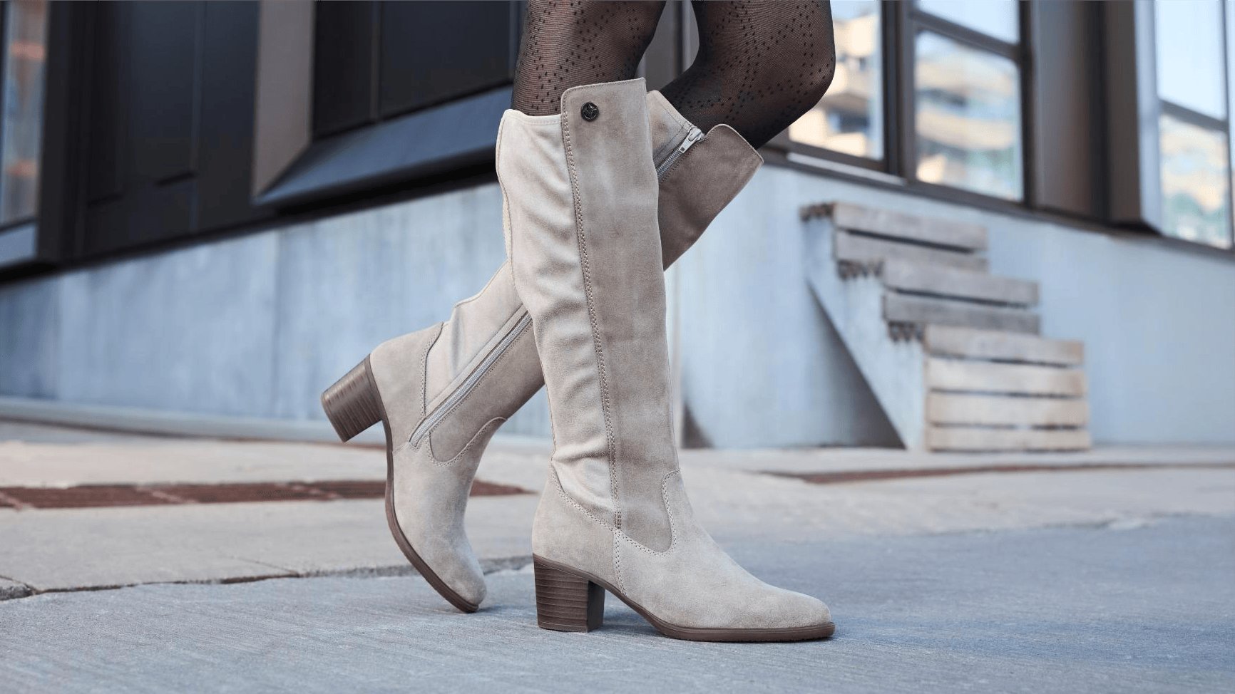 Rieker boots with varioshank.