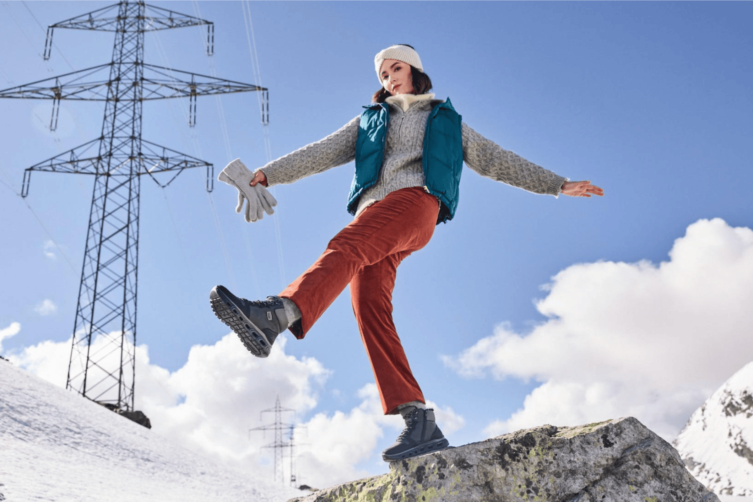 Winterliche Sneaker m6023-45 von Rieker.