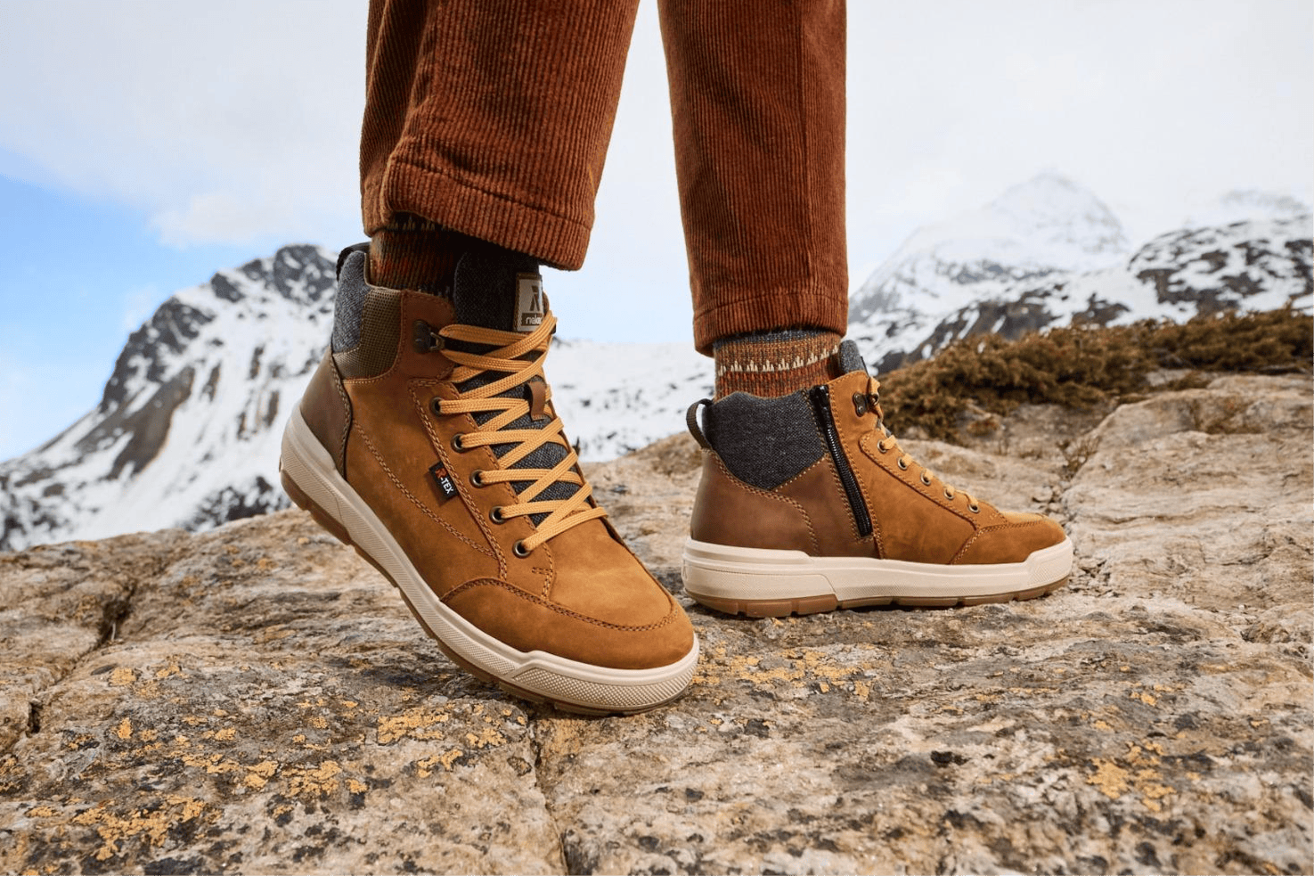 Rieker chaussures d\'hiver U0074-68.