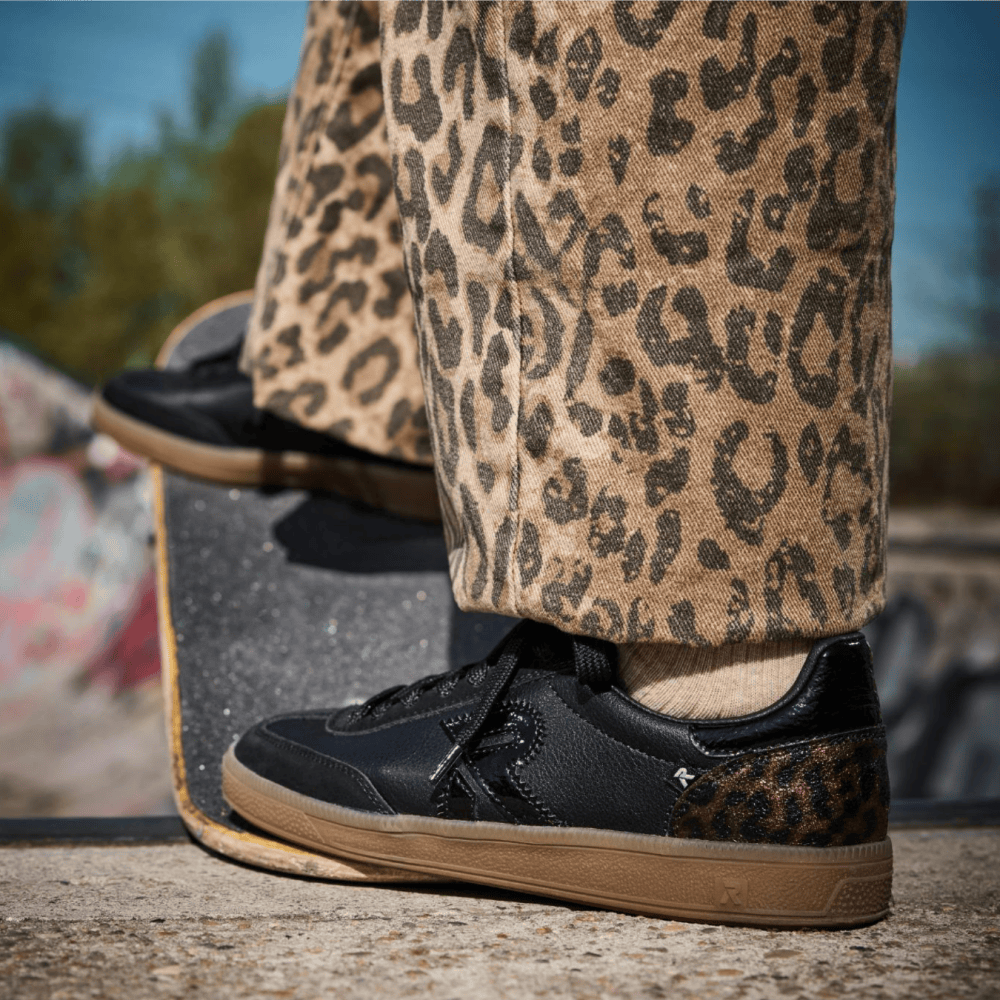 Rieker baskets basses w2200-03 pour femmes.