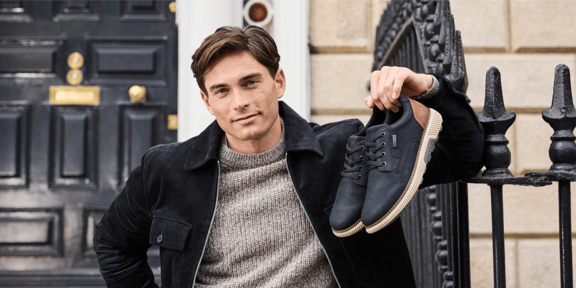 Herbstschuhe für Herren von Rieker.