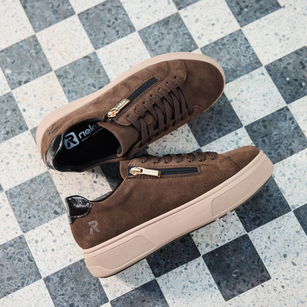 Echtleder Sneaker von Rieker m7701-25.