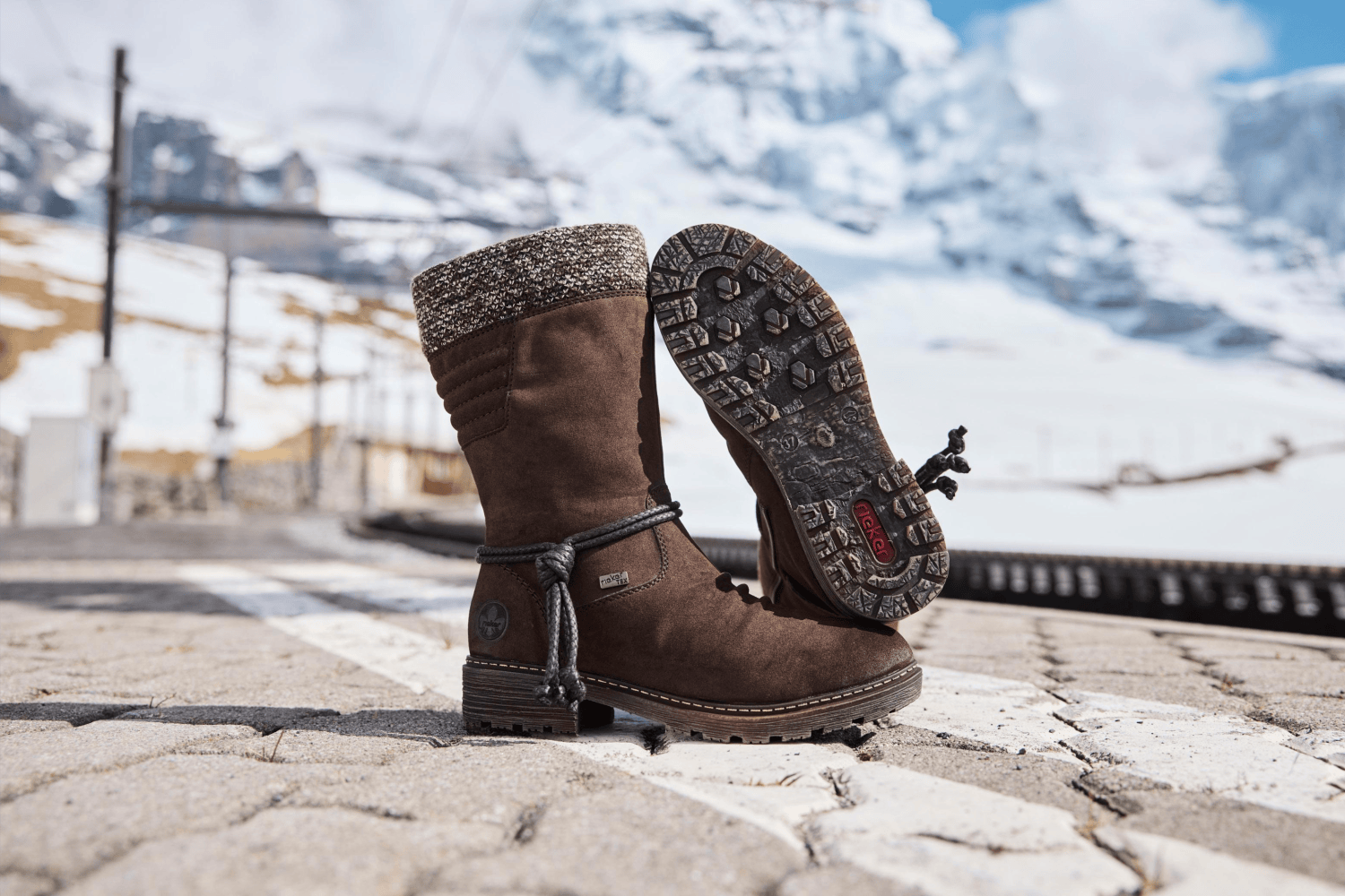 Winterlicher Hochschaftstiefel Z4755-25 für Damen.
