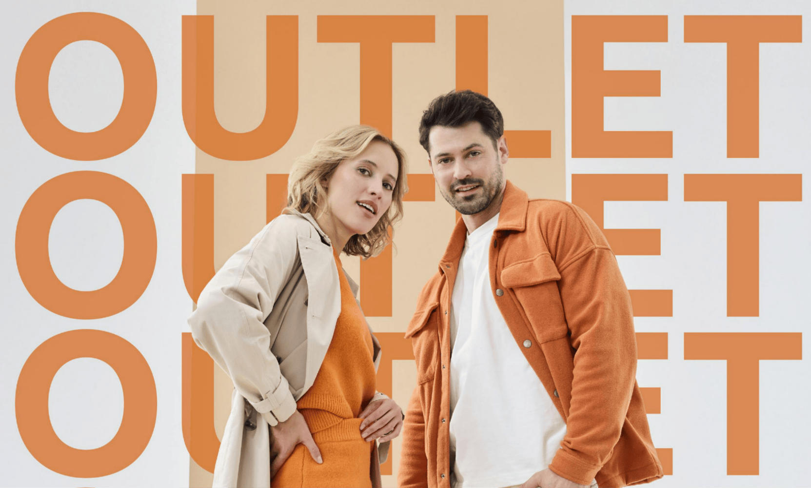 Frau und Mann in Orange - Rieker Outlet