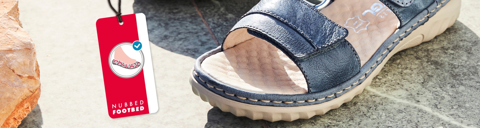 Rieker Nubbed Footbed