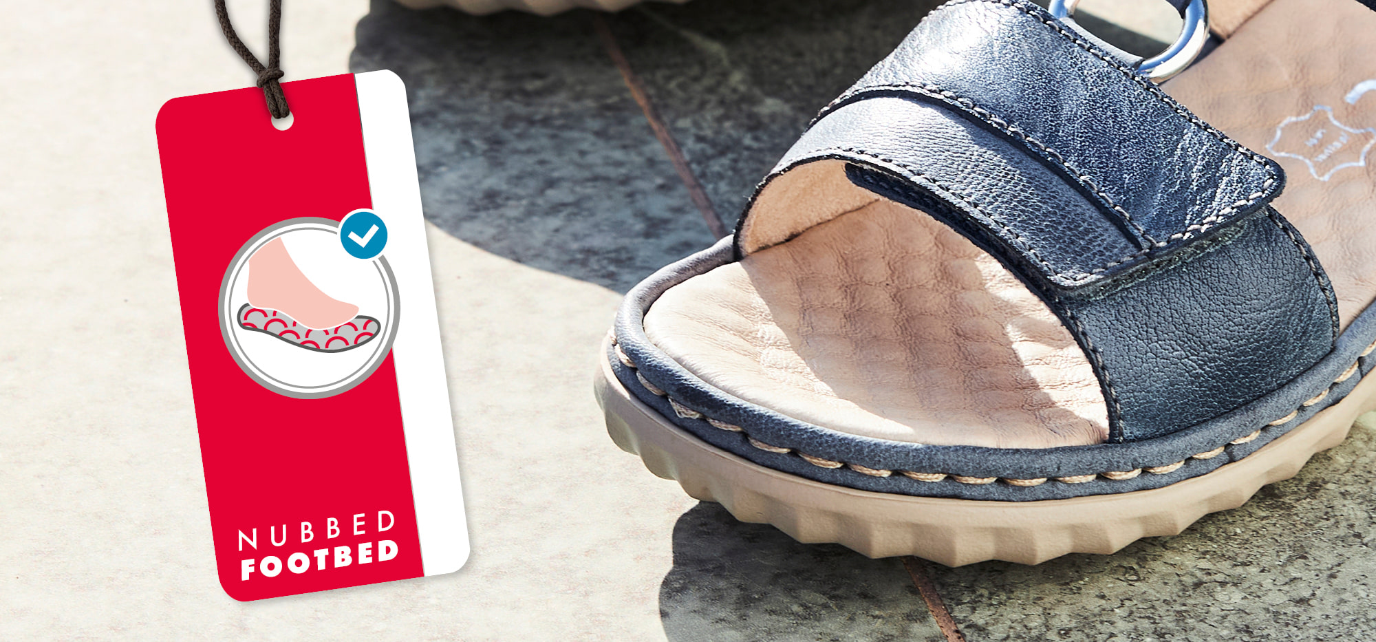 Rieker Nubbed Footbed