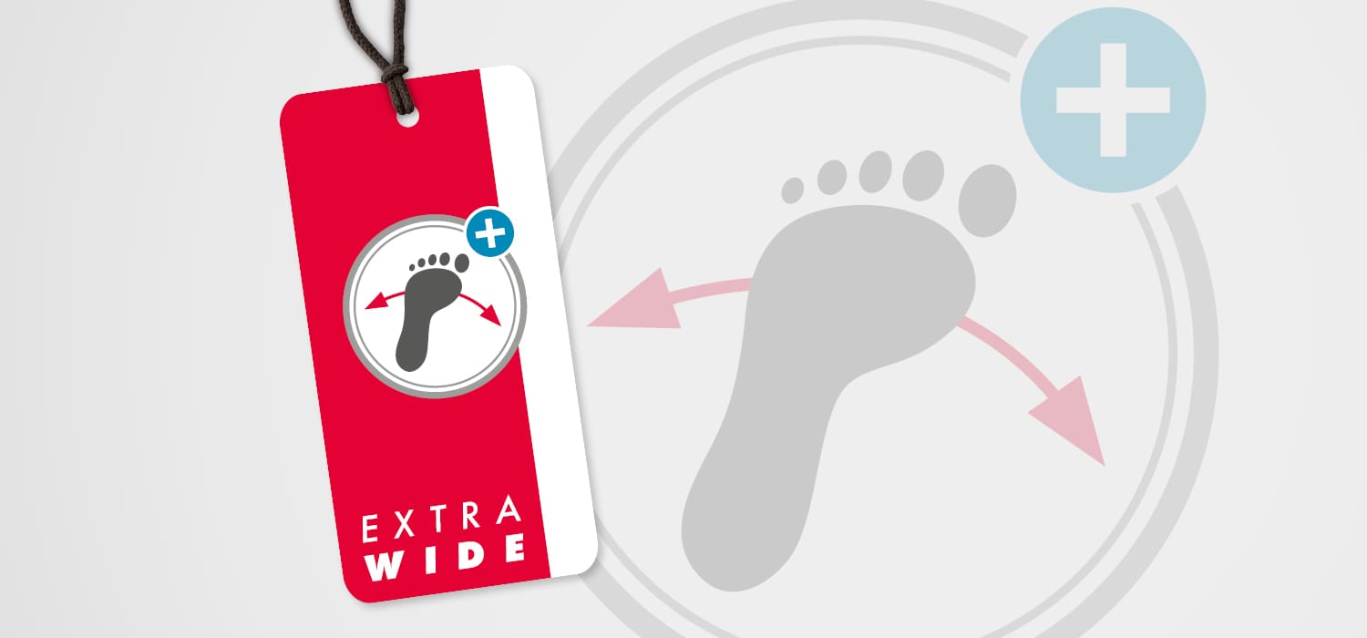 Rieker extra width feature.