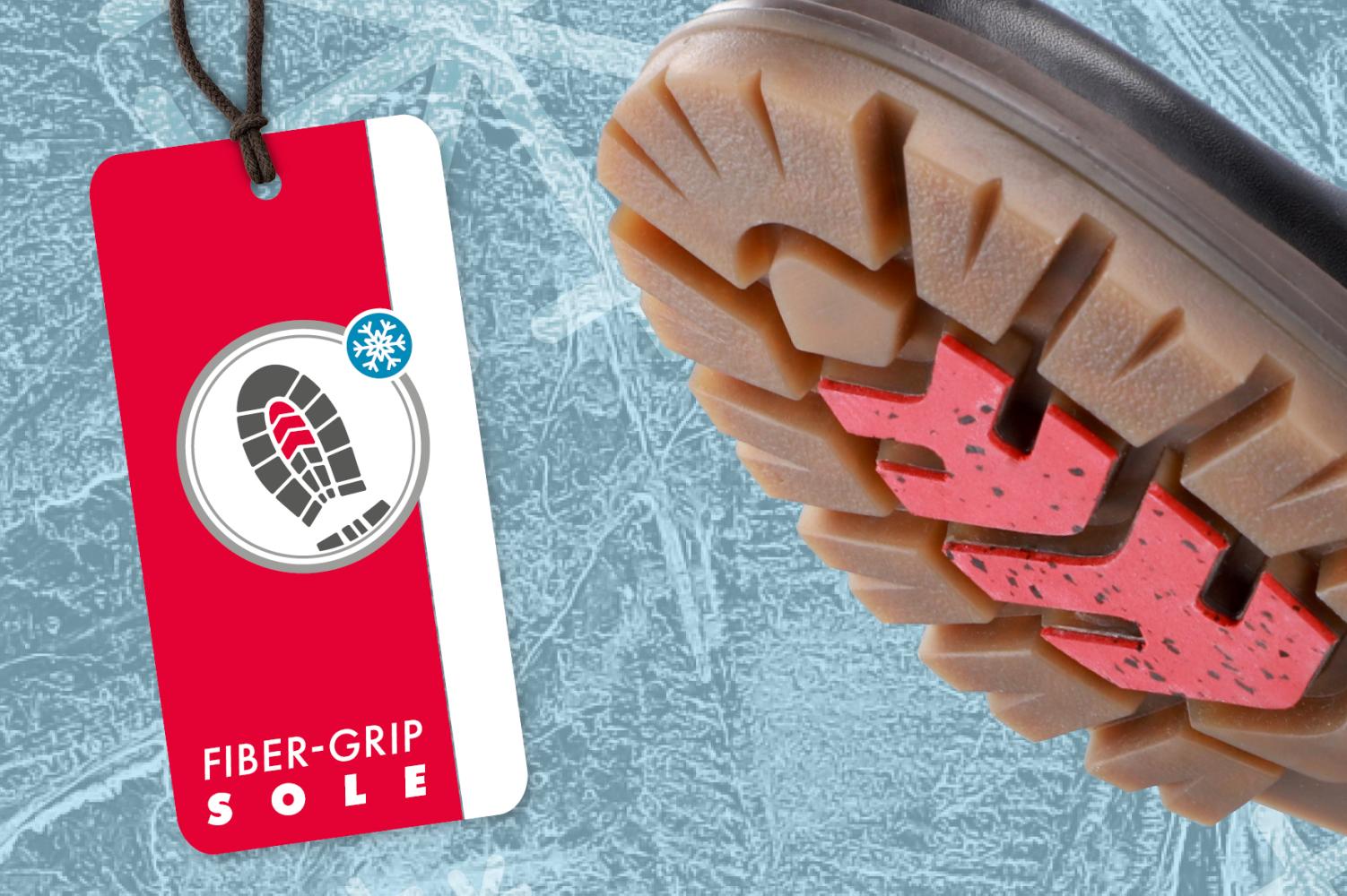 Étiquette à suspendre de la semelle de Rieker Fiber-Grip