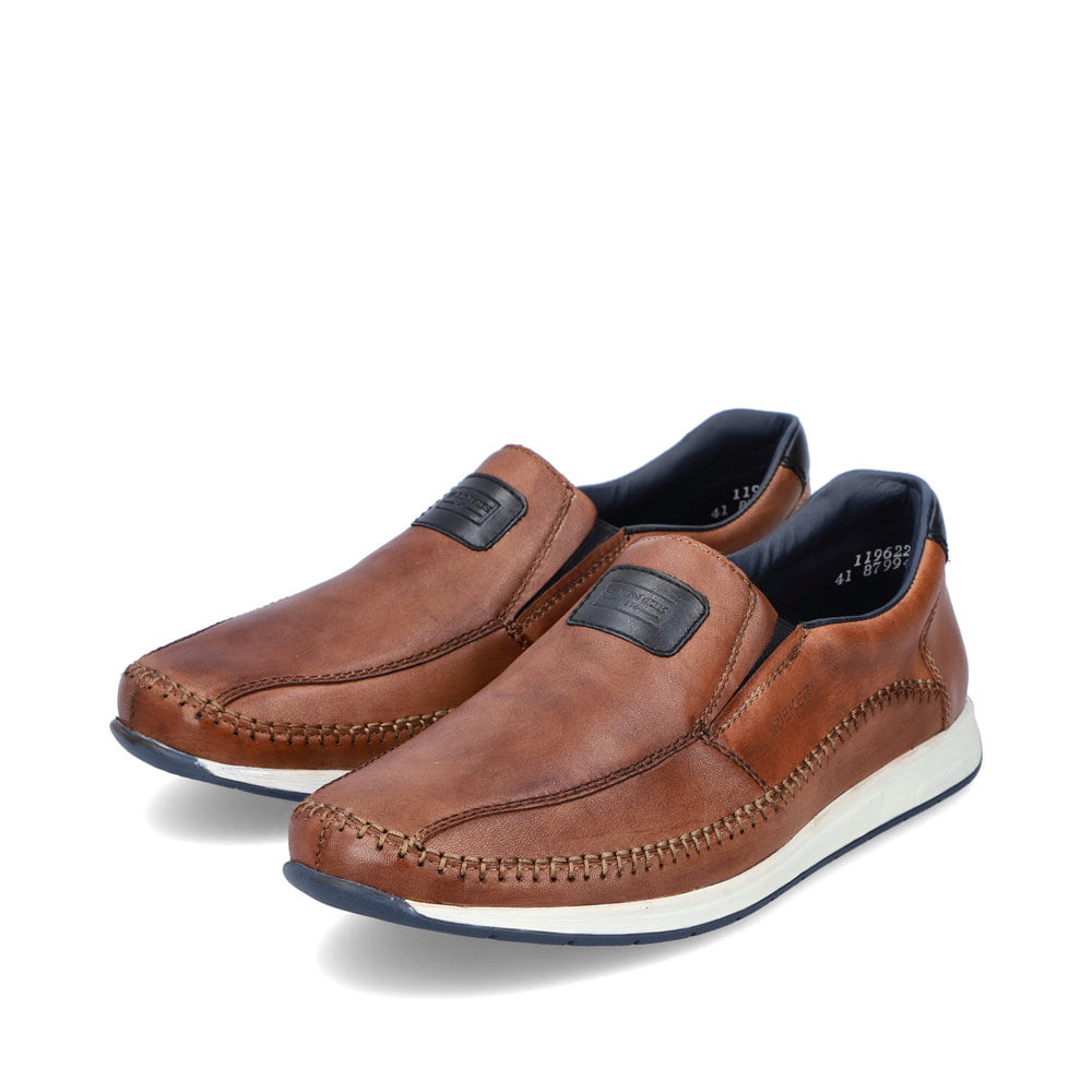 Rieker B9072 - Mocassini Uomo In Sintetico, Comodi E Leggeri