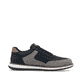 Blaue Rieker Herren Schnürschuhe 04401-14 mit einem Reißverschluss. Schuh Innenseite.