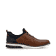 Braune Rieker Herren Slipper 14454-22 aus Glattleder mit einem Gummizug. Schuh Innenseite.