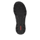 Blaue Rieker Damen Slipper N3295-14 mit einer extra weichen MemoSoft-Decksohle. Schuh Laufsohle.