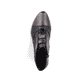 Bottines Rieker noires pour femme Y0764-00 avec imprimé léopard. Semelle extérieure de la chaussure.