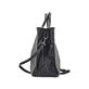 Sac à main Rieker H1074-92 noir avec fermeture éclair et bandoulière amovible et ajustable. Ouvert.