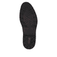 Chaussures à lacets Rieker noires pour hommes 14603-00 en cuir lisse. Semelle extérieure de la chaussure.