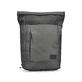 Sac à dos Rieker H5101-54 vert avec fermeture éclair, compartiment rembourré pour ordinateur portable et bretelles ajustable. Devant.