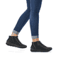 Graue Rieker Damen Schnürstiefel 55031-45 mit einer schockabsorbierenden Sohle. Schuh Innenseite
