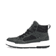 Blaue Rieker Herren Sneaker High U0069-45 mit wasserabweisender TEX-Membran. Schuh Außenseite.