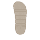 Beige Rieker Damen Pantoletten P2180-60 mit Schnallen sowie flexibler Sohle. Schuh Laufsohle.