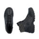 Schwarze Rieker Damen Schnürstiefel Z7230-00 aus Glattleder. Schuh von oben, liegend.