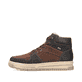 Braune Rieker Herren Sneaker High 38540-25 mit wasserabweisender TEX-Membran. Schuh Außenseite.