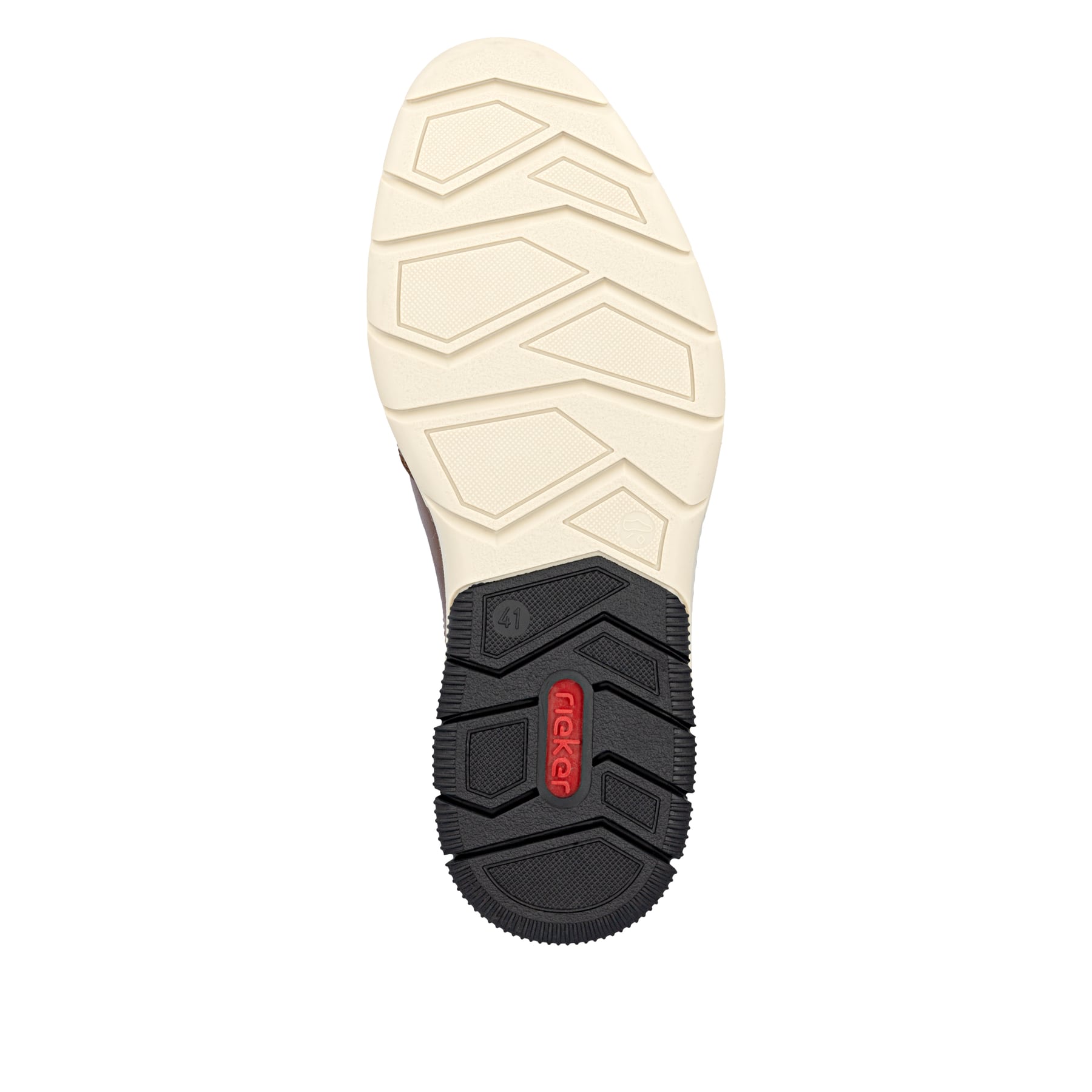 Braune Rieker Herren Slipper 14465-24 aus Glattleder. Schuh Laufsohle.