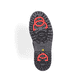 
Tiefschwarze Rieker Herren Schnürstiefel F8301-00 mit Flip-Grip Sohle mit Spikes. Schuh Laufsohle