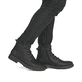 
Kaffeebraune Rieker Herren Schnürstiefel 33121-25 mit Schnürung und Reißverschluss. Schuh am Fuß