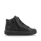Weiße Rieker Damen Sneaker Low W1202-82 mit ultra leichter und flexibler Sohle. Schuh Außenseite gespiegelt.