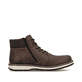 Kastanienbraune Rieker Herren Schnürstiefel 38434-26 mit einer robusten Profilsohle. Schuh Innenseite