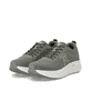 Grüne Rieker Sport Herren Sneaker Low U4101-54. Schuhpaar seitlich schräg.