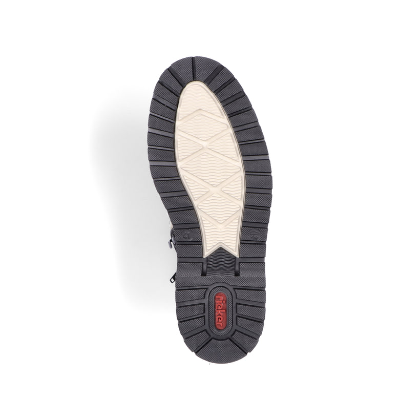 Schwarze Rieker Herren Schnürstiefel F3832-00 mit wasserabweisender TEX-Membran. Schuh Laufsohle.