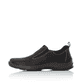 Dunkelbraune Rieker Herren Slipper 05363-25 aus Glattleder. Schuh Außenseite.