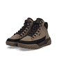 Braune Rieker Herren Schnürstiefel U1571-20 mit wasserabweisender TEX-Membran. Schuhpaar seitlich schräg.