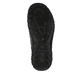 Schwarze Rieker Herren Slipper 03656-00 mit easy Hineinschlüpf-Möglichkeit. Schuh Laufsohle.