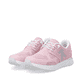 Rosa Rieker Sport Damen Sneaker Low M9000-33. Schuhpaar seitlich schräg.