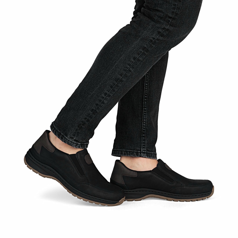 Rieker 03365 Mocassini Uomo – Collezione Comfort E Style – Marrone – Larghezza Extra