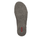 Graue Rieker Damen Schnürstiefel 52514-42 mit auffälligem Logo. Schuh Laufsohle.