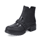 Beigebraune Rieker Damen Chelsea Boots 76863-64 mit einer robusten Profilsohle. Schuh Innenseite