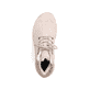 Hellbeige Rieker Damen Schnürstiefel 45900-60 mit Schnürung und Reißverschluss. Schuh Laufsohle