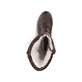 
Tiefschwarze Rieker Damen Hochschaftstiefel Z4776-00 mit einer robusten Profilsohle. Schuh von oben